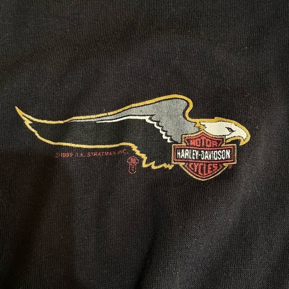 Harley Davidson Crystal Springs Vintage T-Shirt 1989 Size Large - Picture 3 of 7